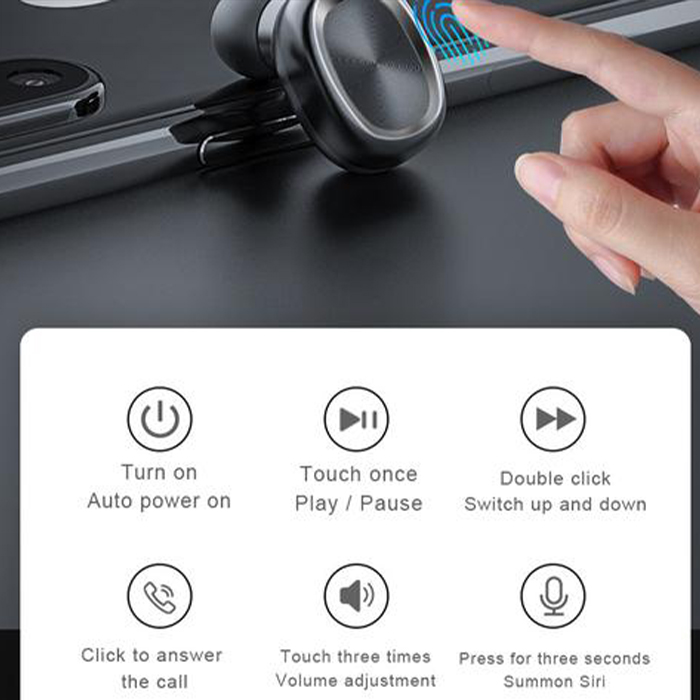 AudioInfinity, vodotěsná bezdrátová bluetooth sluchátka s nabíjecí stanicí - Image 7