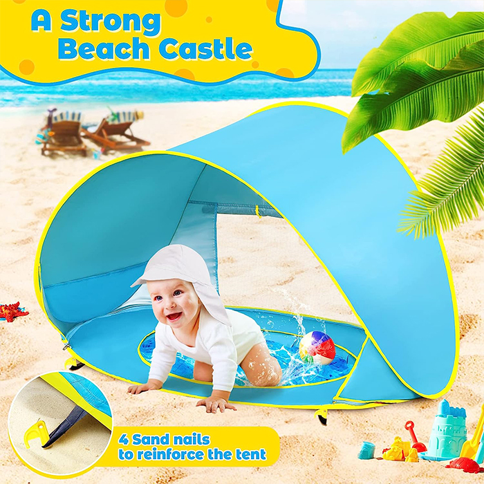 BabyTent, dětský stan s UV ochranou a bazénkem - Image 5