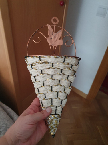 BasketVase, nástěnný květinový koš - Image 9