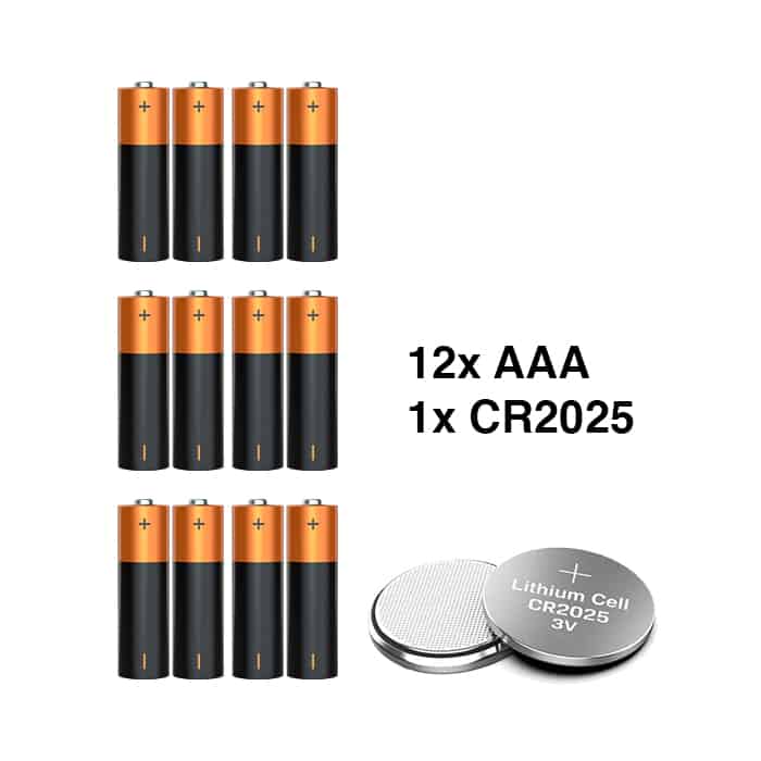 Sada baterií pro LED světla GlowWaterLights (13 ks) - Image 4