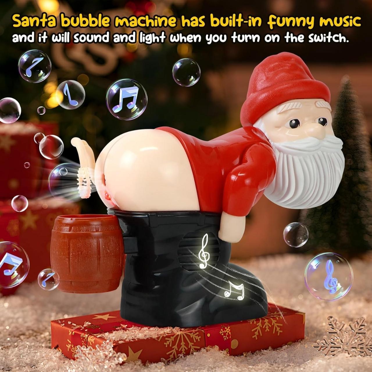 BlowSanta, hračka na bubliny s motivem Santa Clause - Image 4