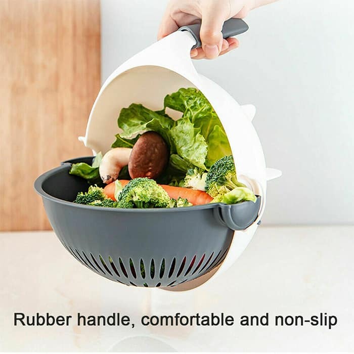 BowlCutter, multifunkční kráječ s přídavným cedníkem a ručním škrabkou - Image 2