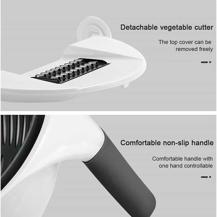 BowlCutter, multifunkční kráječ s přídavným cedníkem a ručním škrabkou - Image 4