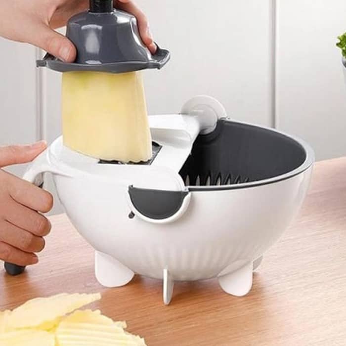 BowlCutter, multifunkční kráječ s přídavným cedníkem a ručním škrabkou - Image 8