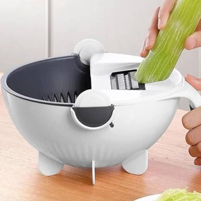 BowlCutter, multifunkční kráječ s přídavným cedníkem a ručním škrabkou - Image 9