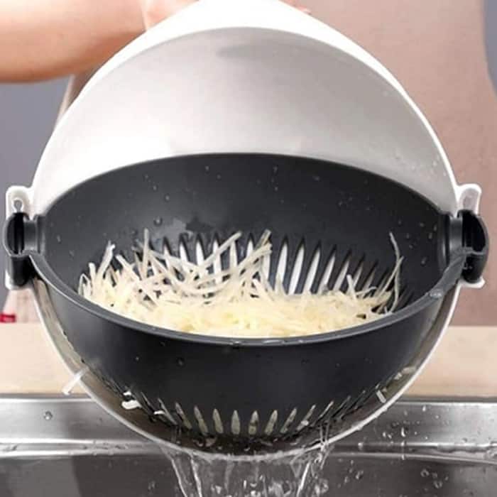 BowlCutter, multifunkční kráječ s přídavným cedníkem a ručním škrabkou - Image 10