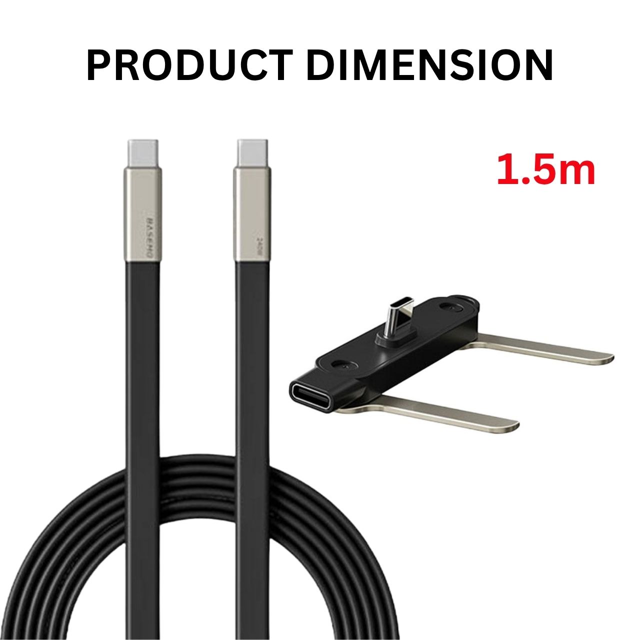 2v1 nabíjecí kabel s držákem na telefon, Bracky - Image 2