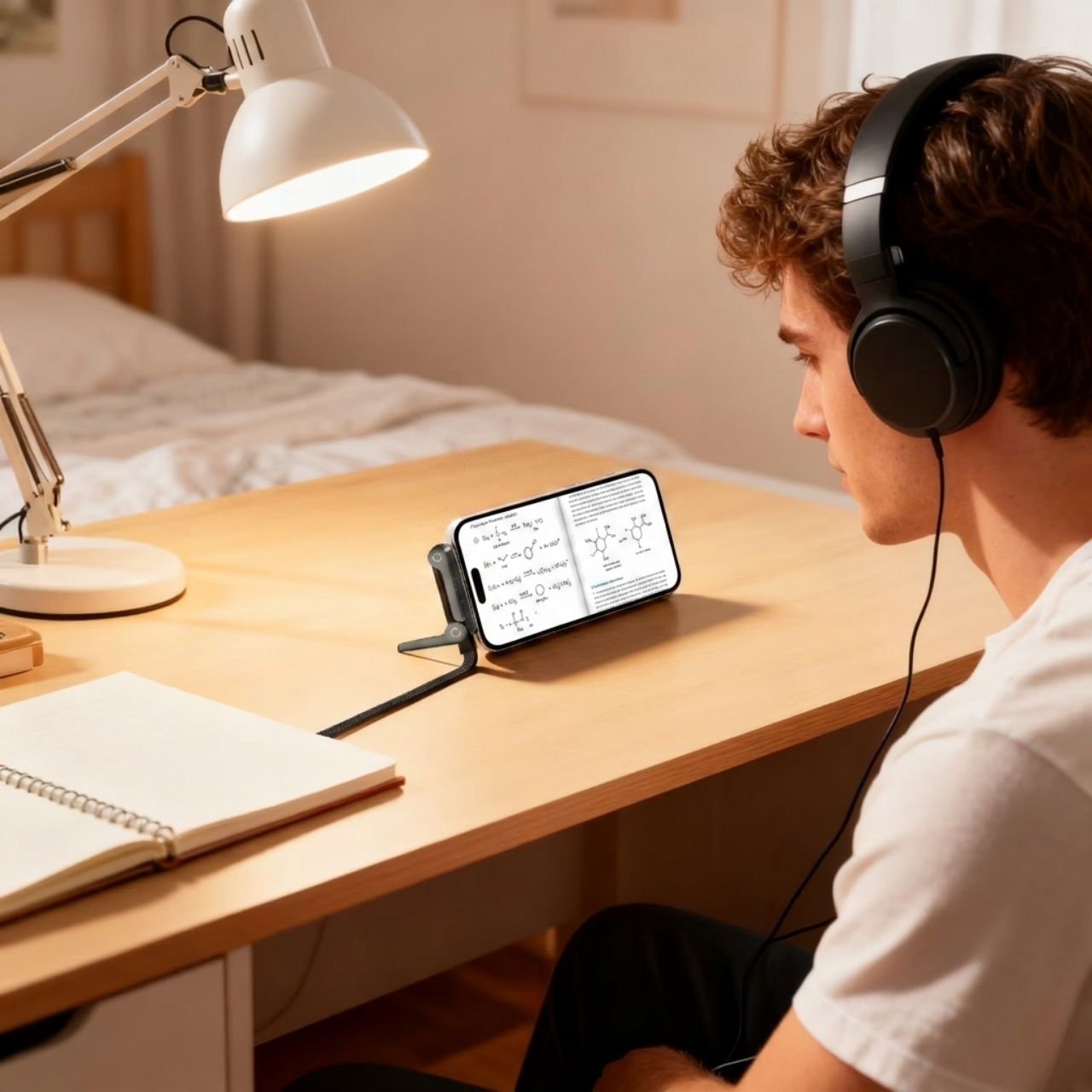 2v1 nabíjecí kabel s držákem na telefon, Bracky - Image 7