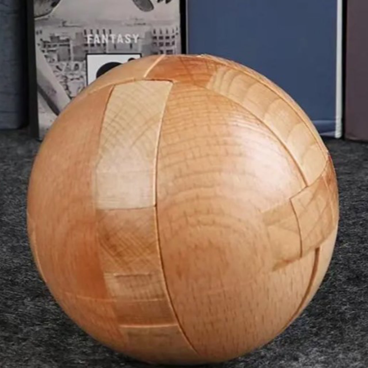 BrainTeaser, dřevěná skládačka ve tvaru koule - Image 3