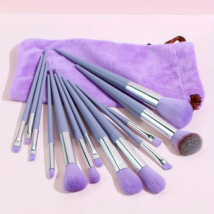 BrushSet, 13dílná sada štětců na make-up s pouzdrem na nošení - Image 4