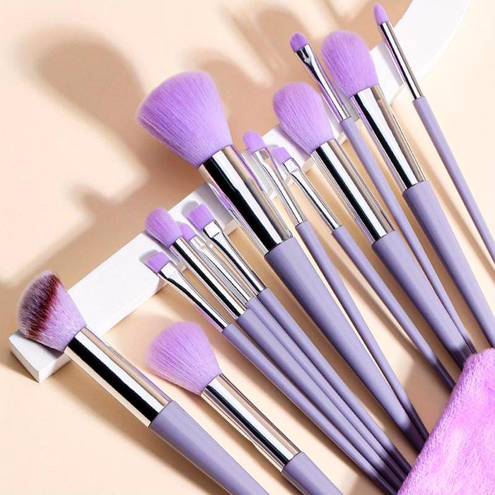 BrushSet, 13dílná sada štětců na make-up s pouzdrem na nošení - Image 5