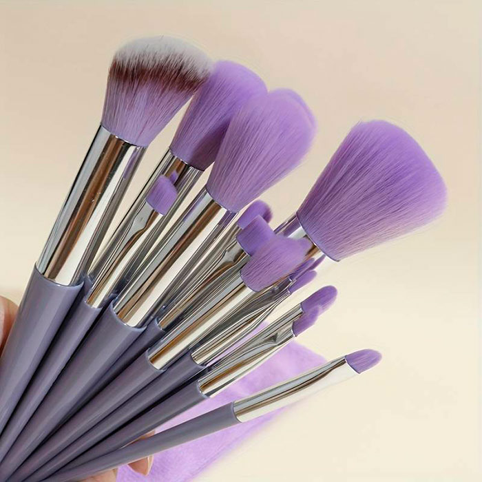 BrushSet, 13dílná sada štětců na make-up s pouzdrem na nošení - Image 6