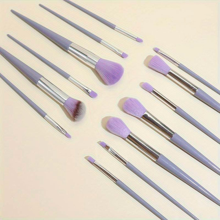 BrushSet, 13dílná sada štětců na make-up s pouzdrem na nošení - Image 7