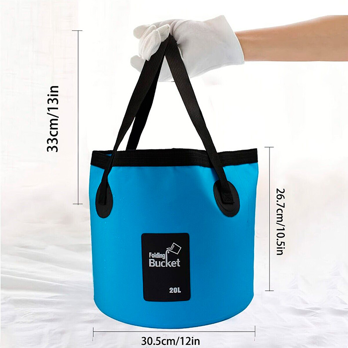 Bucket, skládací vodotěsná taška na kbelík (20 litrů) - Image 2