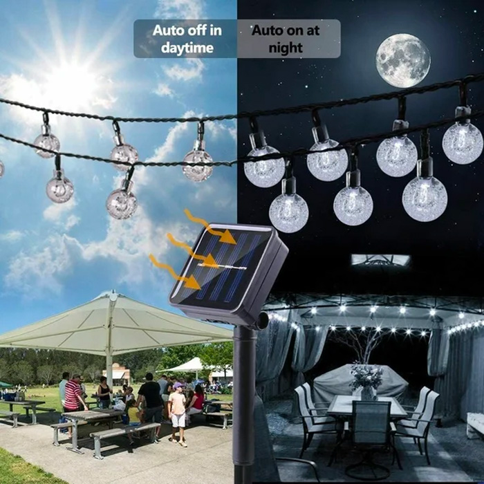 BulbLights, 50 vnitřních a vnějších retro LED světel, které se nabíjejí solární energií - Image 3