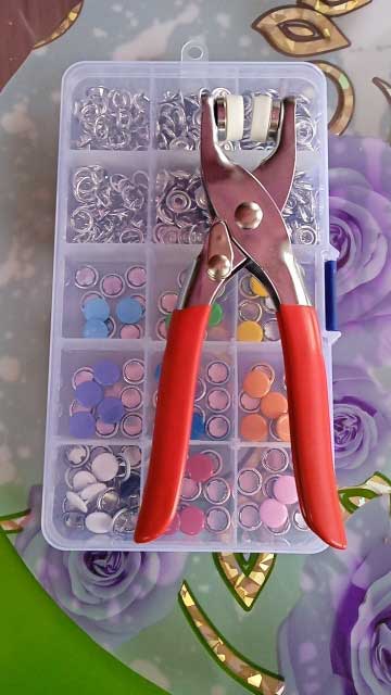 ButtonPliers, profesionální sada pro přichycení knoflíků - Image 4