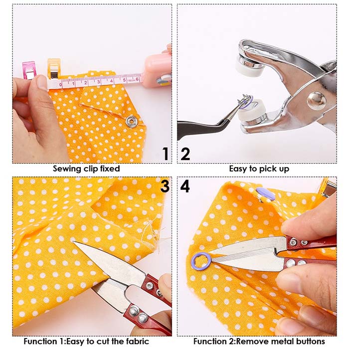 ButtonPliers, profesionální sada pro přichycení knoflíků - Image 6
