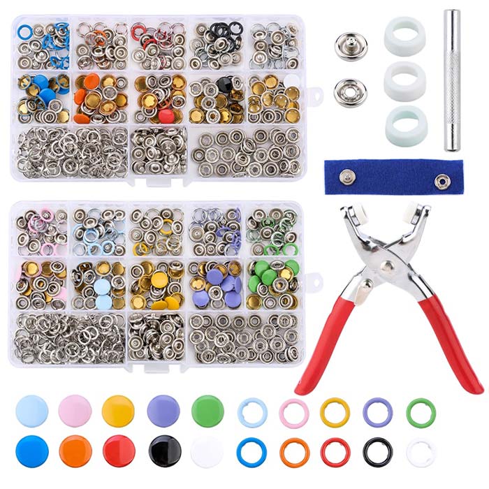ButtonPliers, profesionální sada pro přichycení knoflíků - Image 9