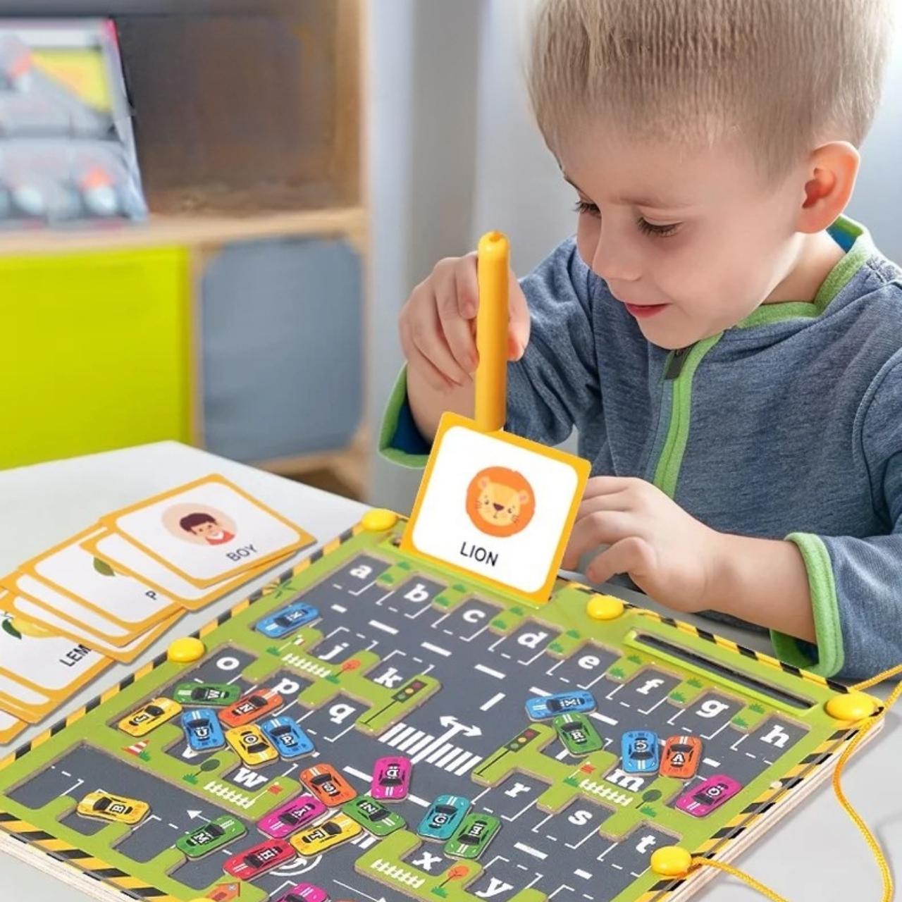 Písmena, barvy a paměť v pohybu