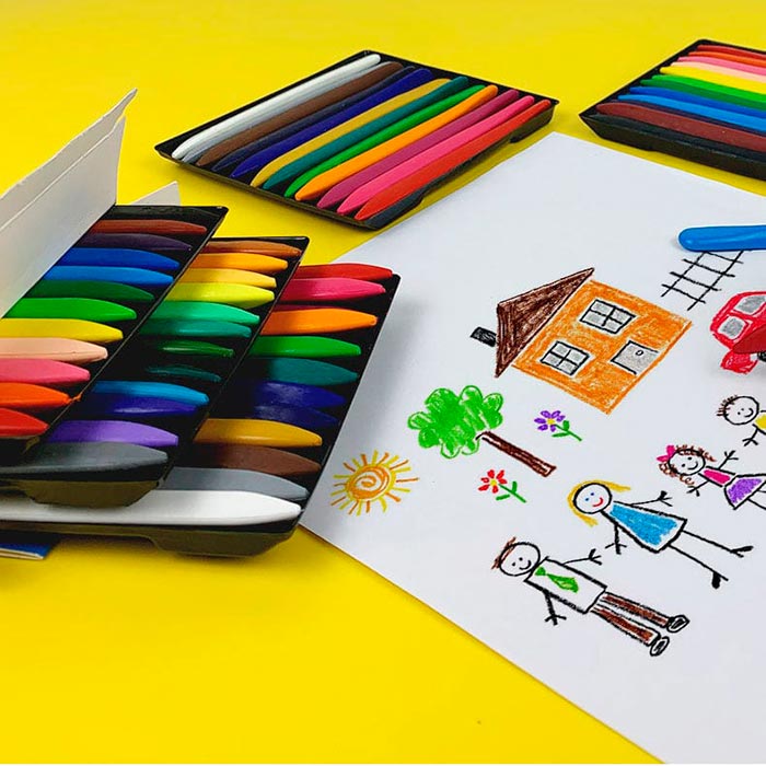 Crayons, kompaktní voskové pastelky (24 kusů) - Image 5