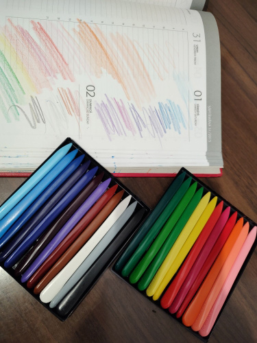 Crayons, kompaktní voskové pastelky (24 kusů) - Image 10