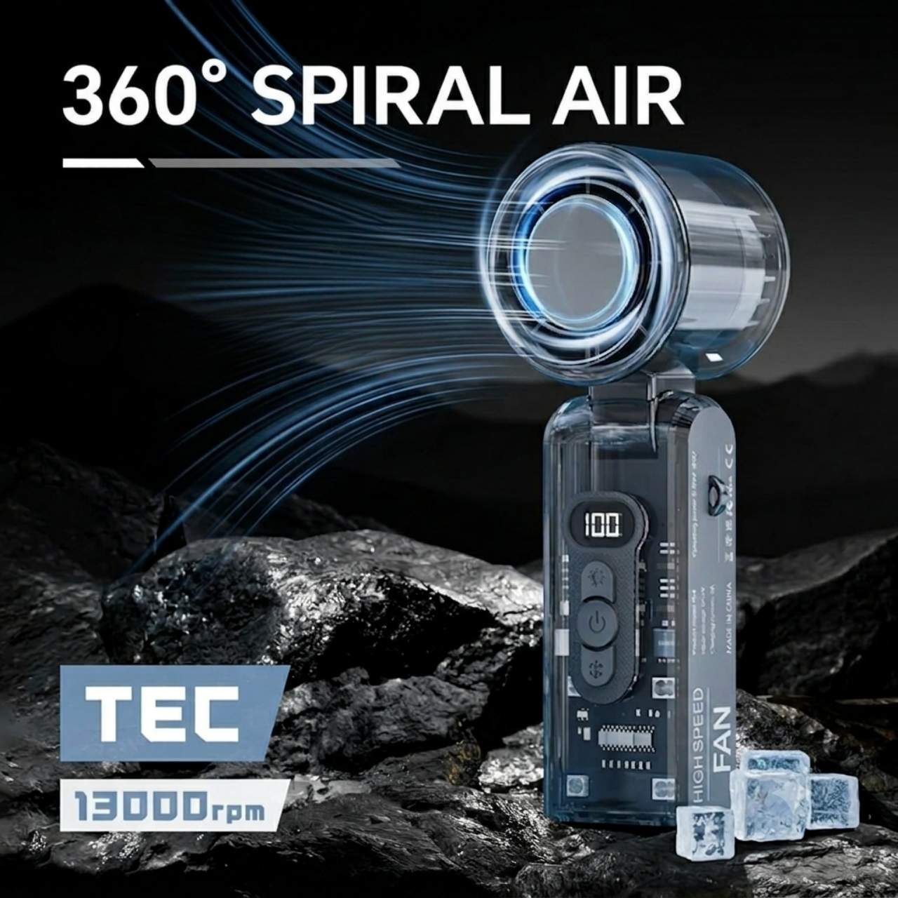 3 v 1 skládací ruční ventilátor, CyberFan - Image 10