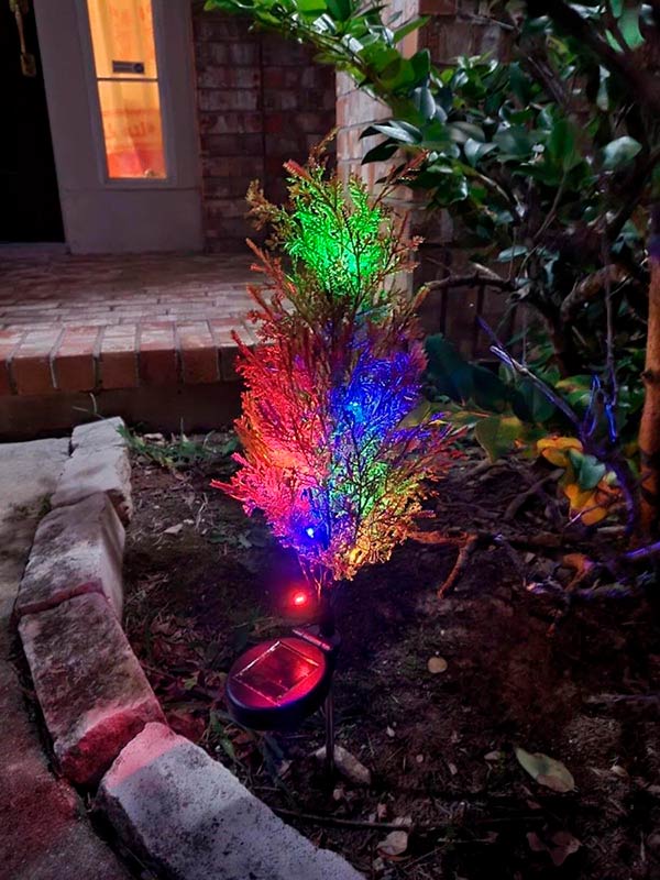 Cypress, solární lampa ve tvaru cypřiše - Image 10