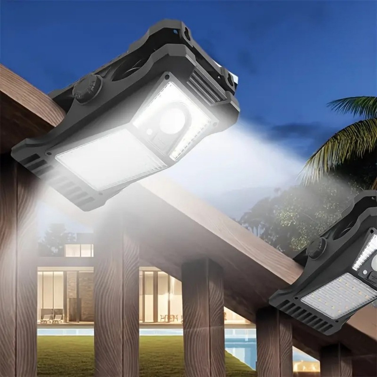 DeckClip, solární zahradní osvětlení s klipem a senzorem pohybu - Image 2