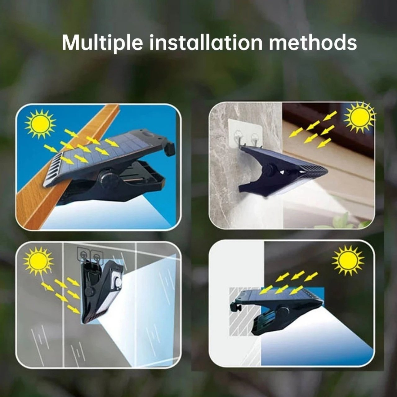 DeckClip, solární zahradní osvětlení s klipem a senzorem pohybu - Image 6
