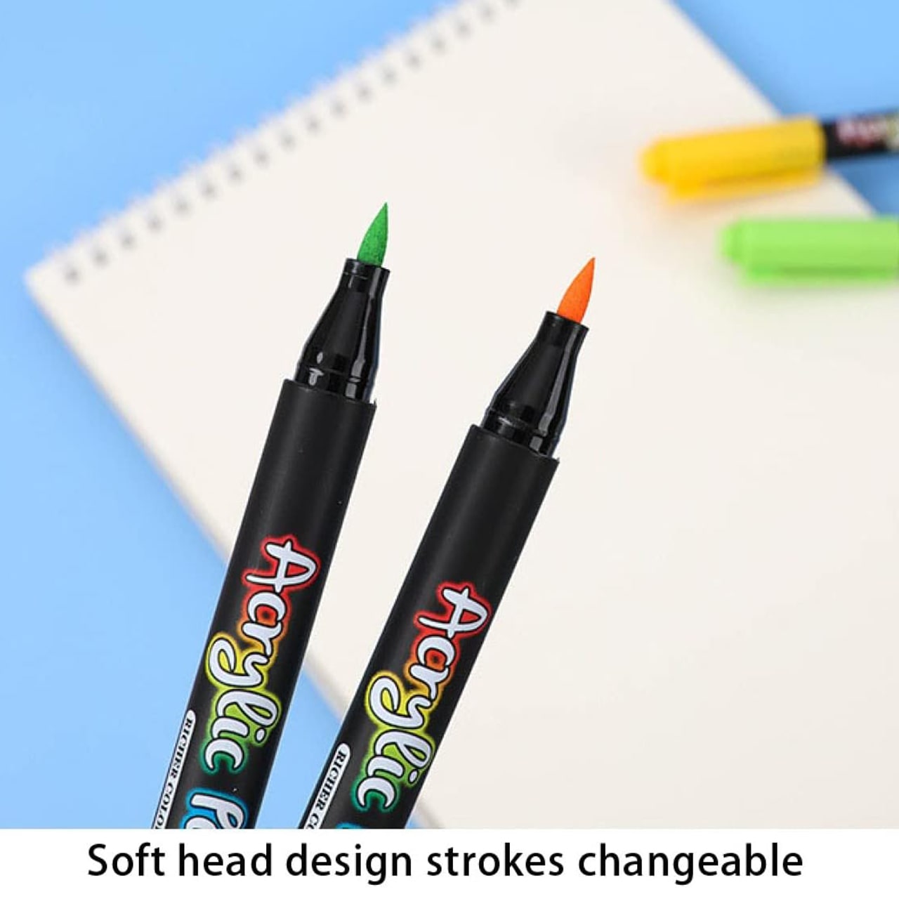DiyAcrylic, kreativní sada s akrylovými fixy, kamínky a dřevem - Image 10