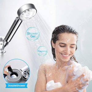 DoubleShower, dokonalá oboustranná sprchová rukojeť se zabudovaným dávkovačem mýdla - Image 3