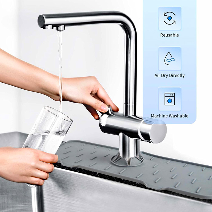 DryingPad, silikonová podložka pro kuchyňský dřez nebo umyvadlo v koupelně - Image 2