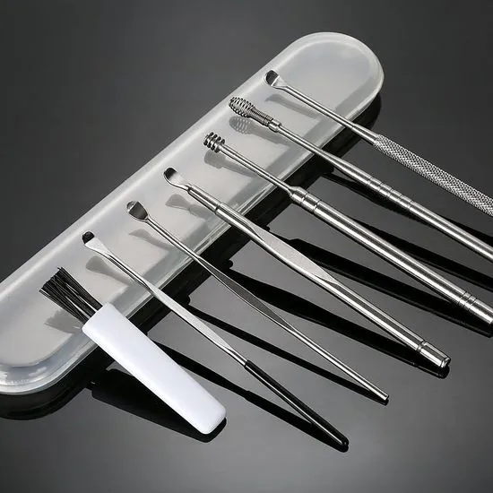 EarCleaningKit, 7dílná sada s příslušenstvím pro bezpečné čištění uší - Image 1