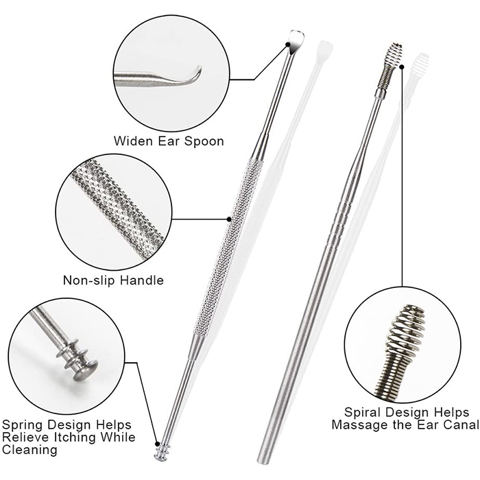 EarCleaningKit, 7dílná sada s příslušenstvím pro bezpečné čištění uší - Image 3