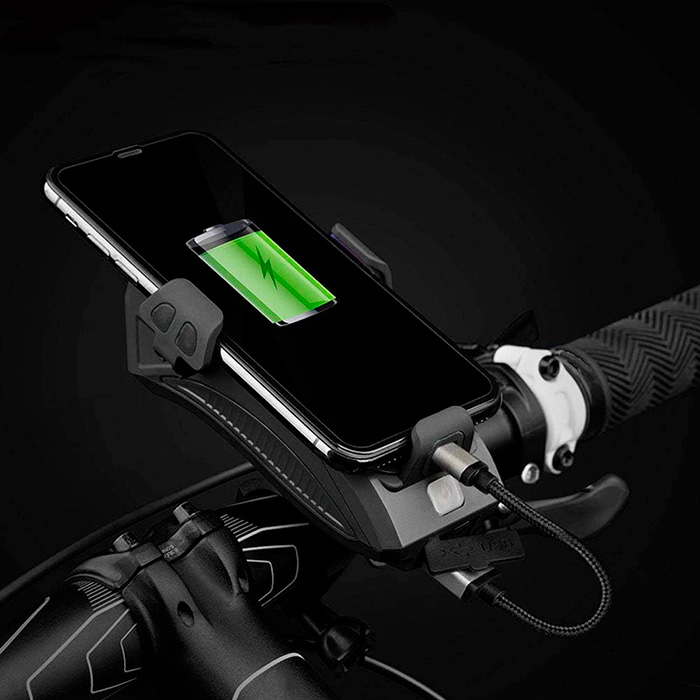 FastBike, světlo na kolo, nabíjecí stanice, držák na telefon a zvonek v jednom - Image 4