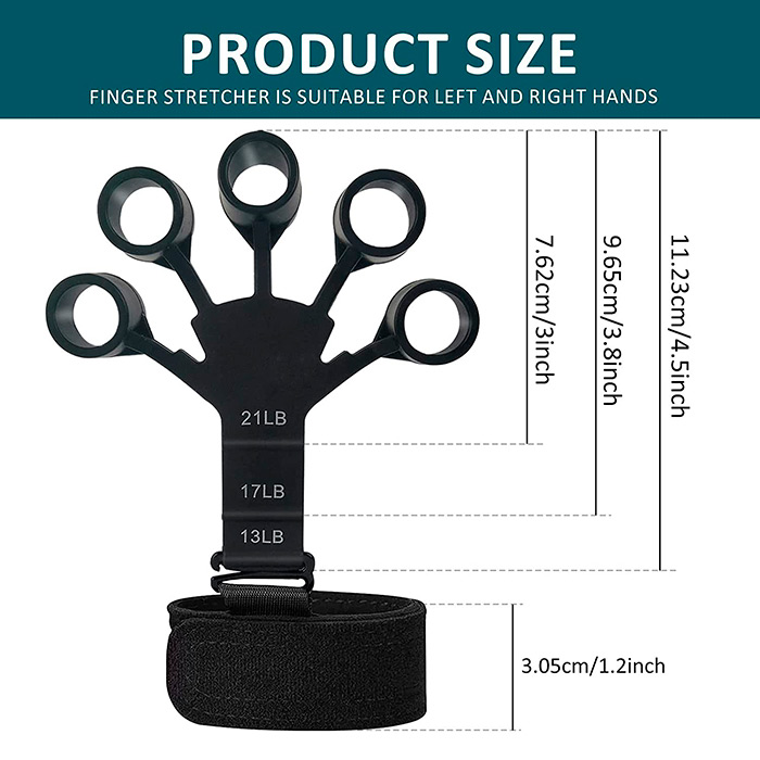 FingerStrengthener, pomůcka pro protahování a posilování prstů a zápěstí - Image 2