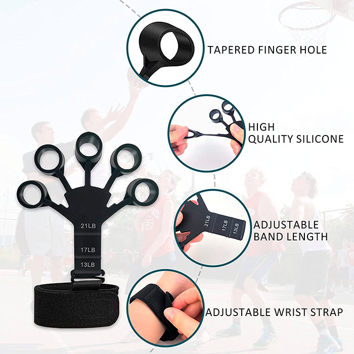 FingerStrengthener, pomůcka pro protahování a posilování prstů a zápěstí - Image 4