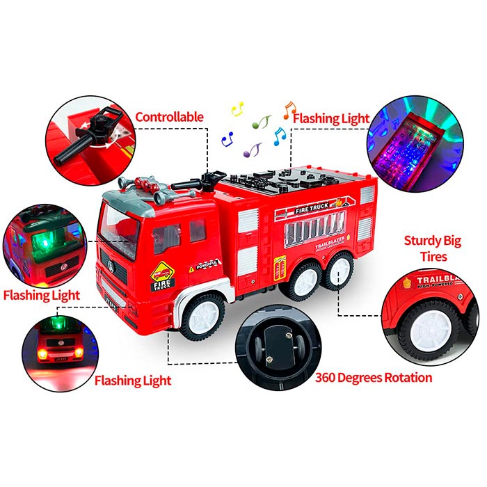 FireFighter, hasičský hasičský vůz pro děti - Image 7