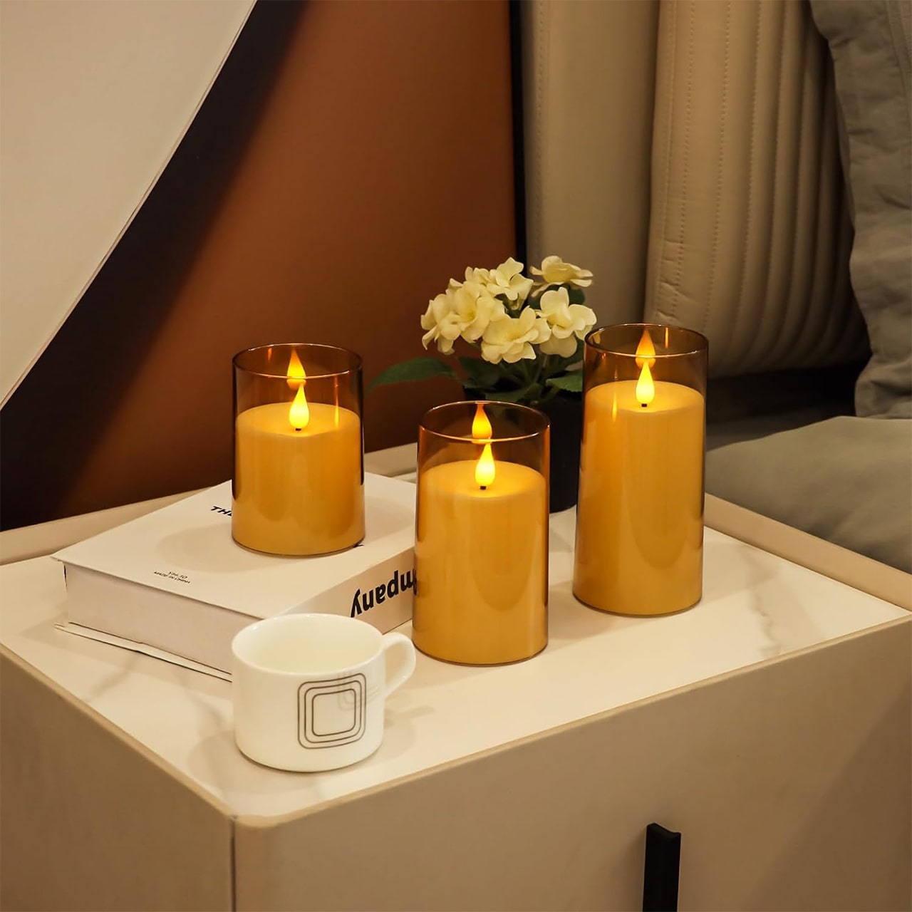 FlickCandles, sada elegantních dekorativních svíček (3 kusy) - Image 2
