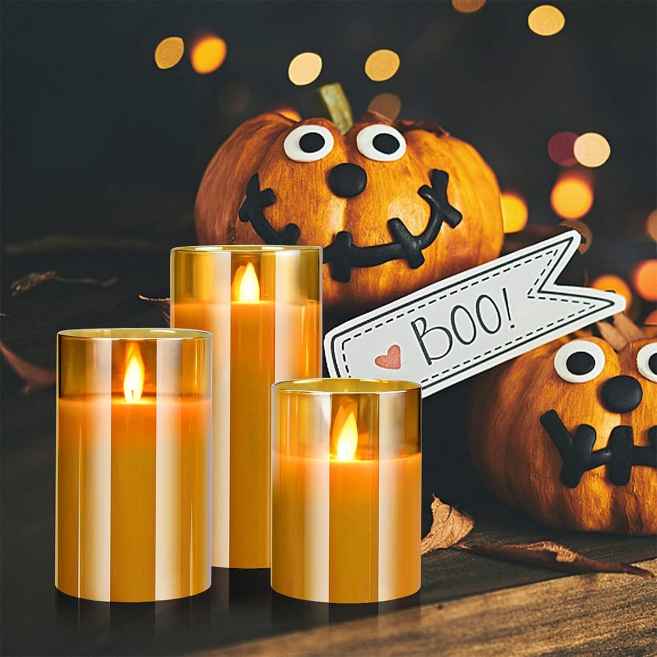 FlickCandles, sada elegantních dekorativních svíček (3 kusy) - Image 3