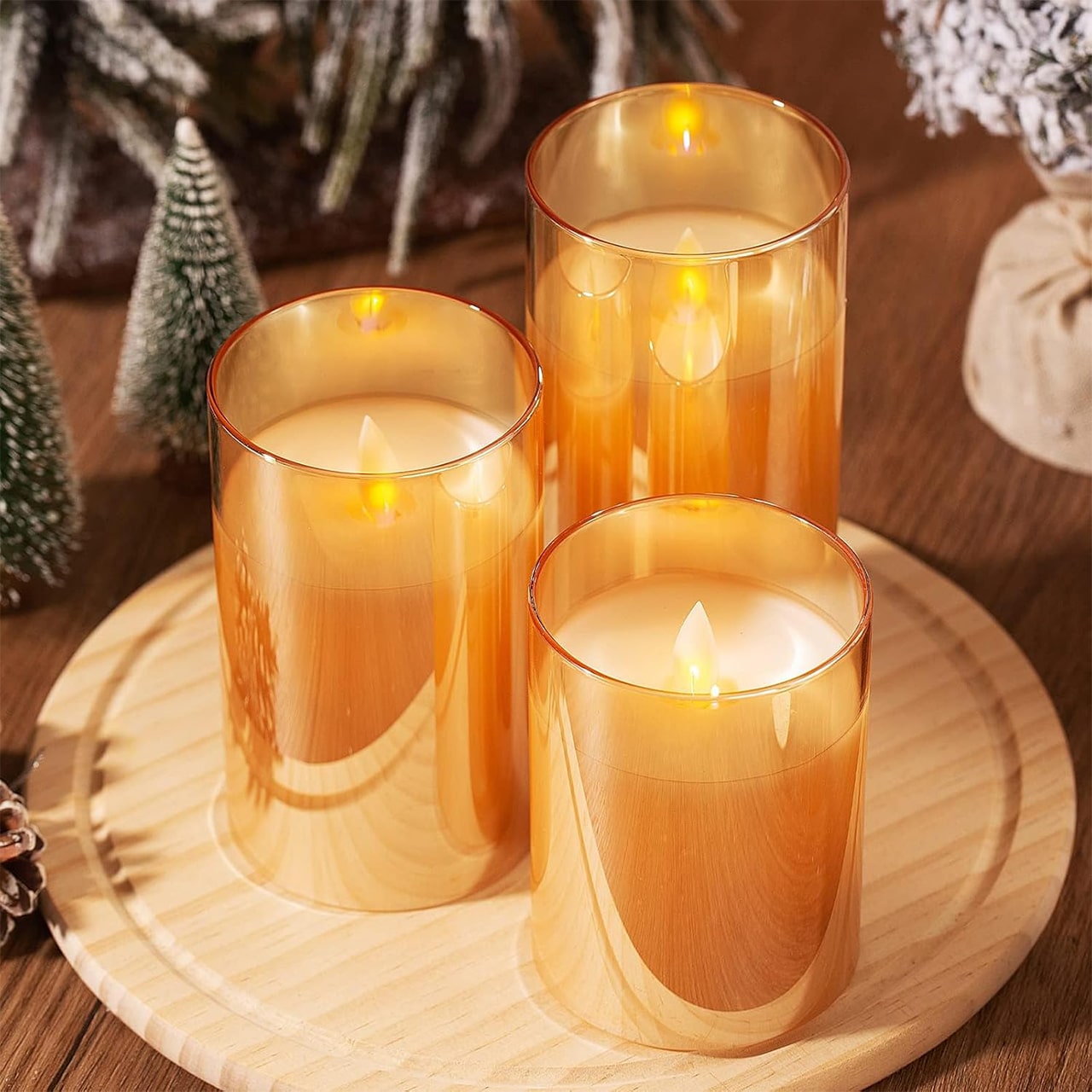 FlickCandles, sada elegantních dekorativních svíček (3 kusy) - Image 4