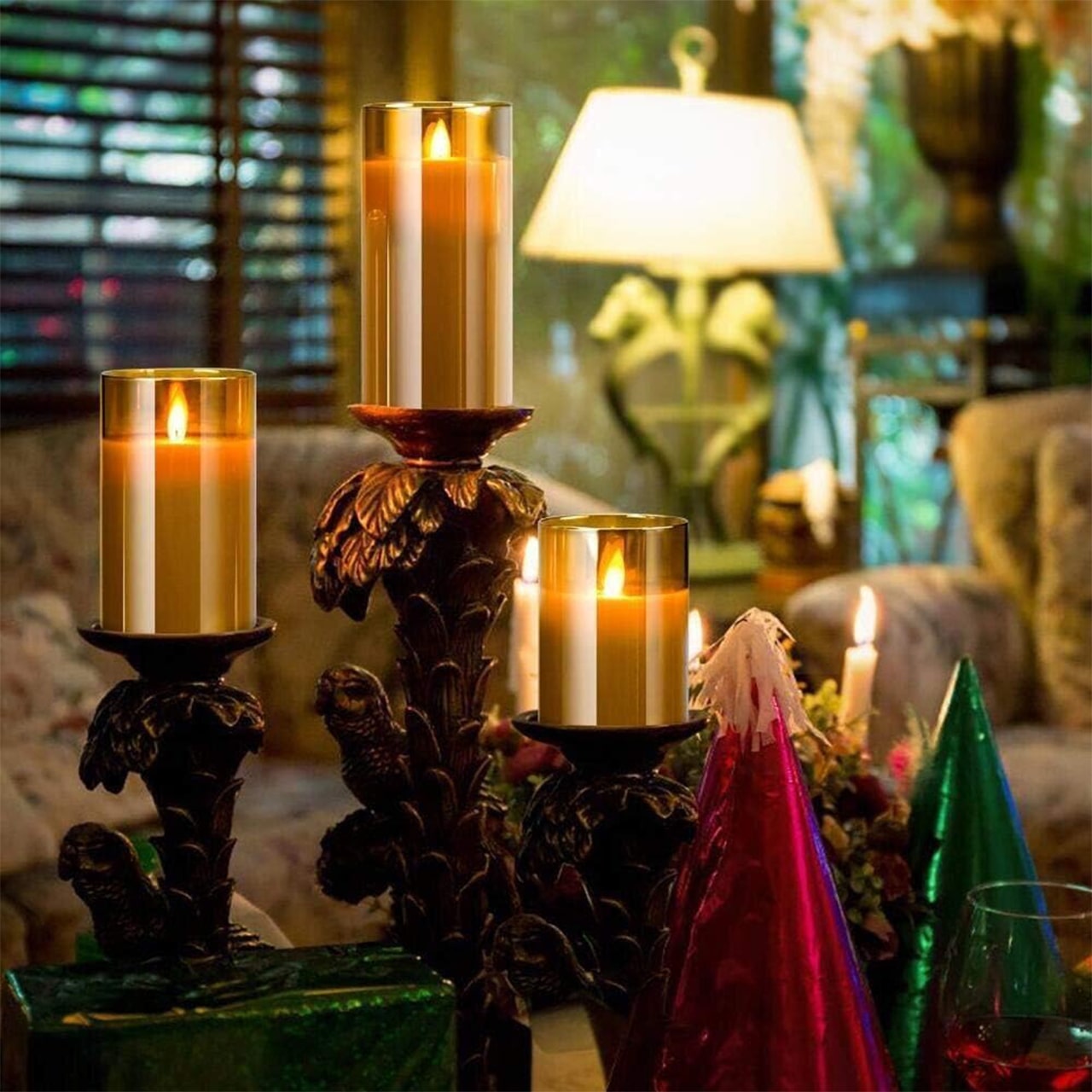FlickCandles, sada elegantních dekorativních svíček (3 kusy) - Image 6
