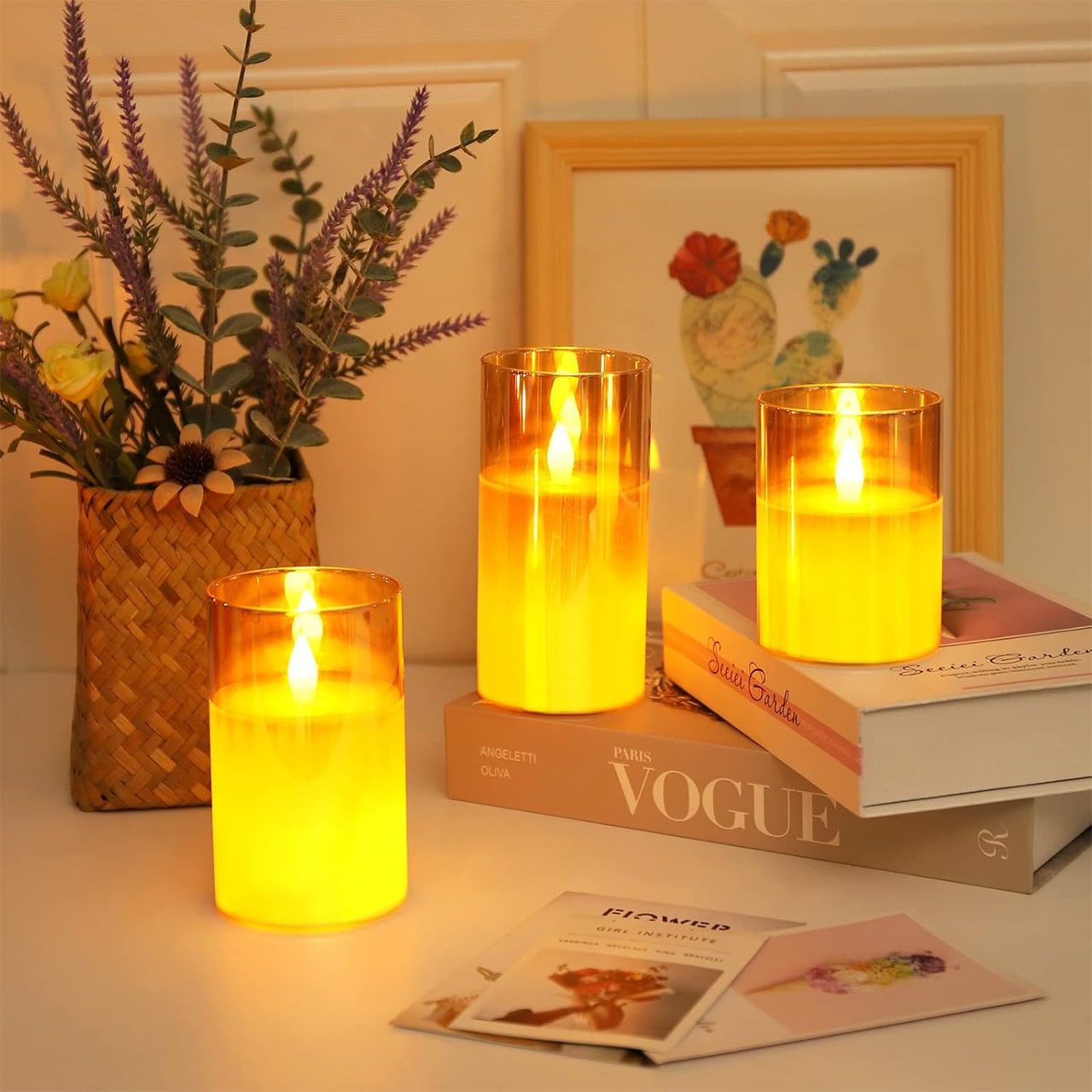 FlickCandles, sada elegantních dekorativních svíček (3 kusy) - Image 7