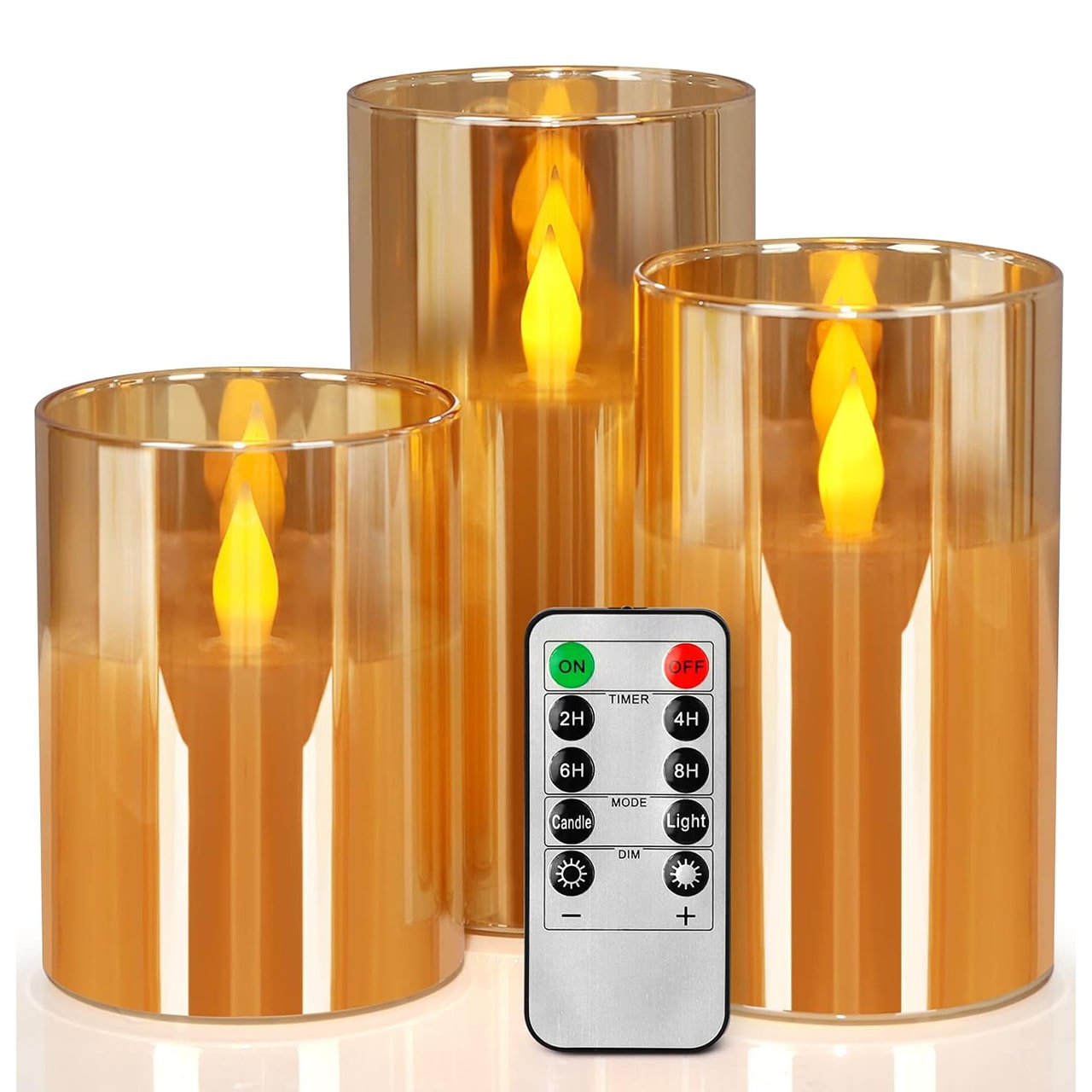 FlickCandles, sada elegantních dekorativních svíček (3 kusy) - Image 9
