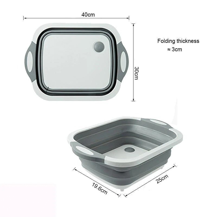 FoldableStrainer, multifunkční sítko, skladovací nádoba a prkénko na krájení v jednom - Image 9