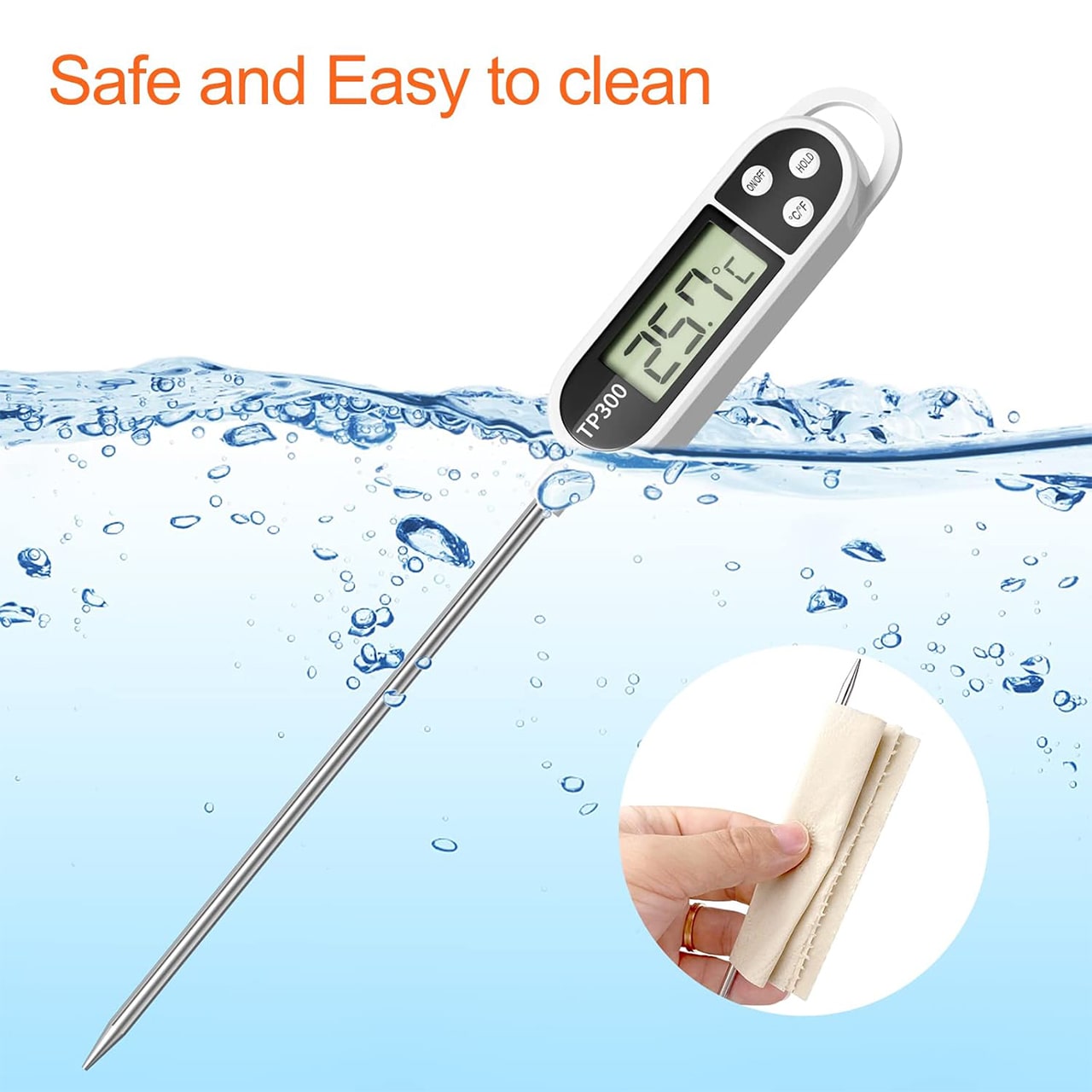 FoodMeter, elektronický digitální teploměr pro měření teploty potravin a tekutin - Image 2