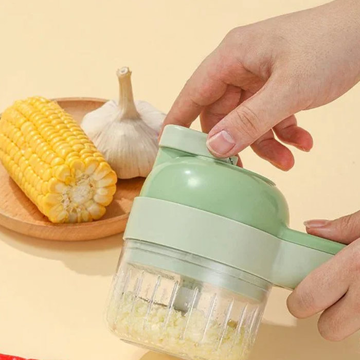 FoodProcessor, 5-dílná kuchyňská souprava na sekání, krájení, loupání a čištění - Image 3