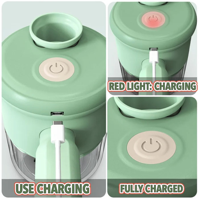 FoodProcessor, 5-dílná kuchyňská souprava na sekání, krájení, loupání a čištění - Image 4
