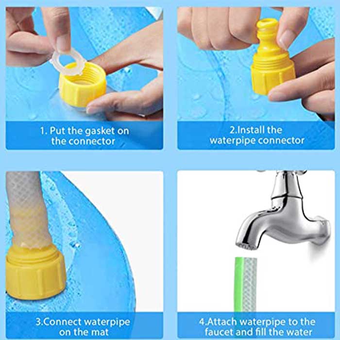 FunPool, nafukovací bazén s fontánou, který je vhodný pro děti i domácí zvířata. - Image 5