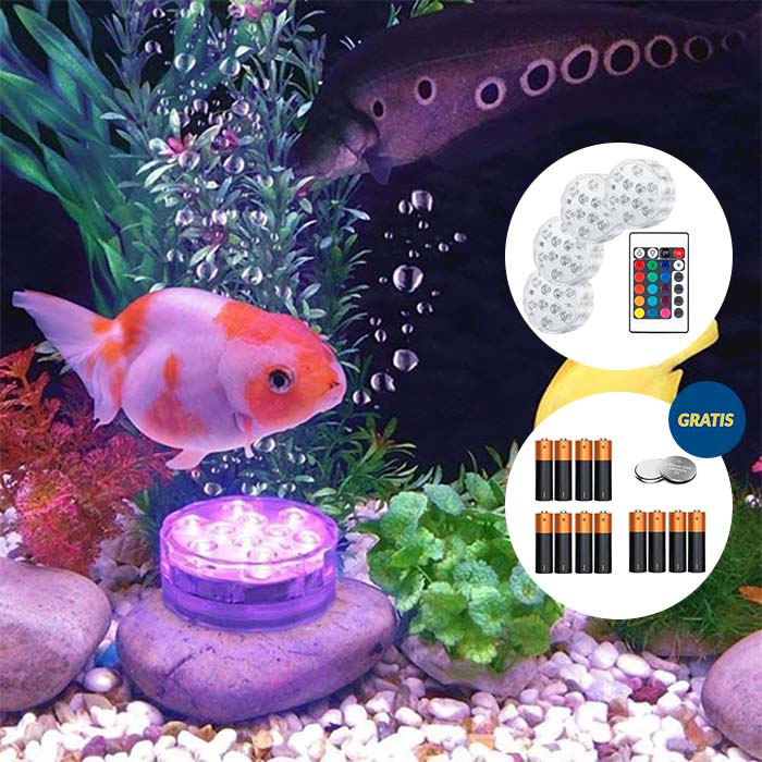 GlowBundle, 4 vodotěsná LED světla + sada baterií - Image 10